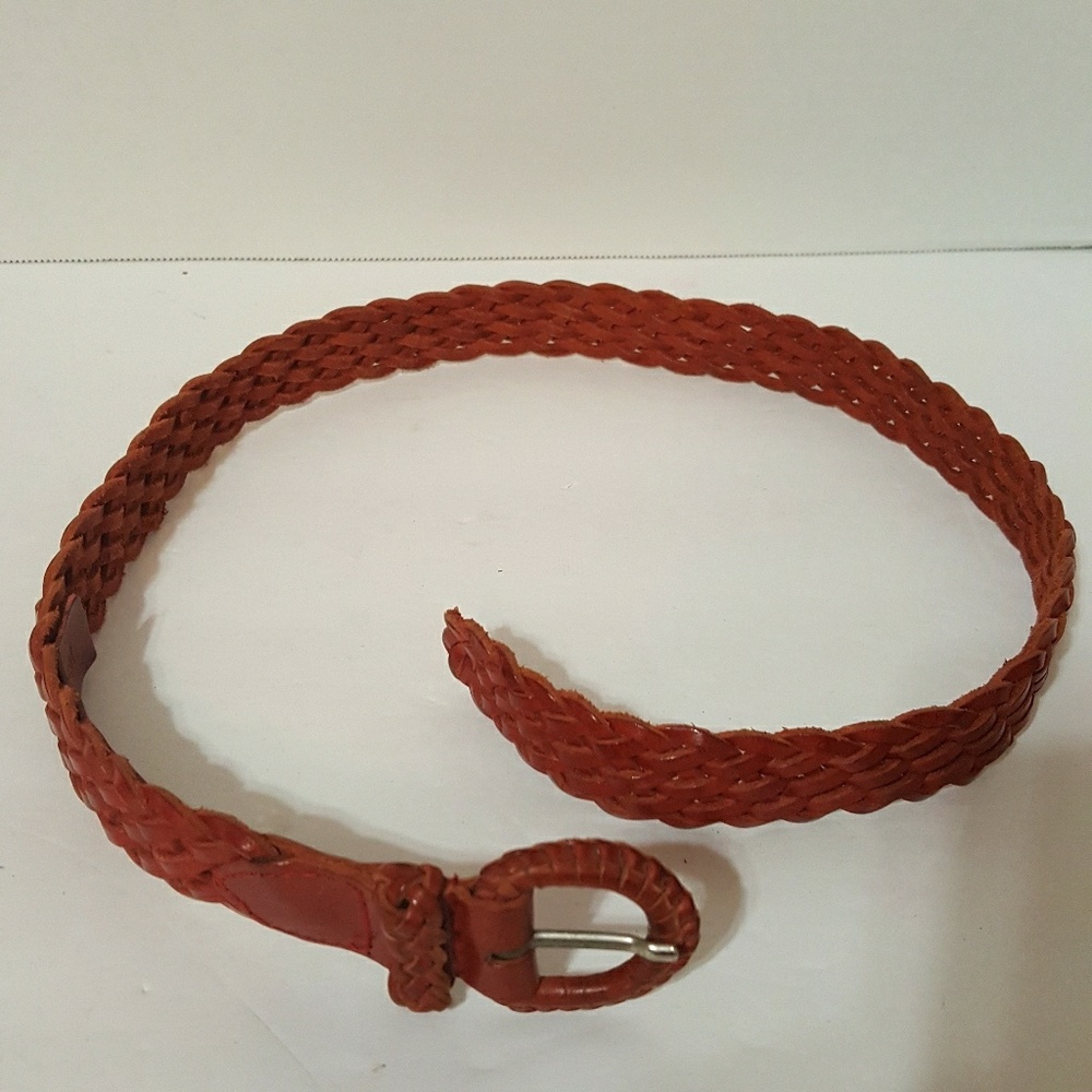 WPL 8046 - GENUINE LEATHER WOVEN BELT